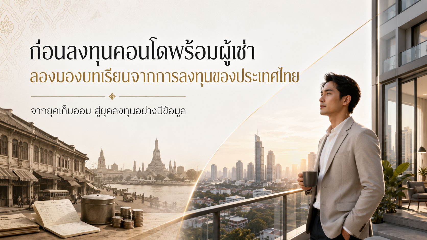 จากประวัติศาสตร์การลงทุนของประเทศไทย สู่รากฐานการวางแผนคอนโดพร้อมผู้เช่ากับ Lookkidd Property