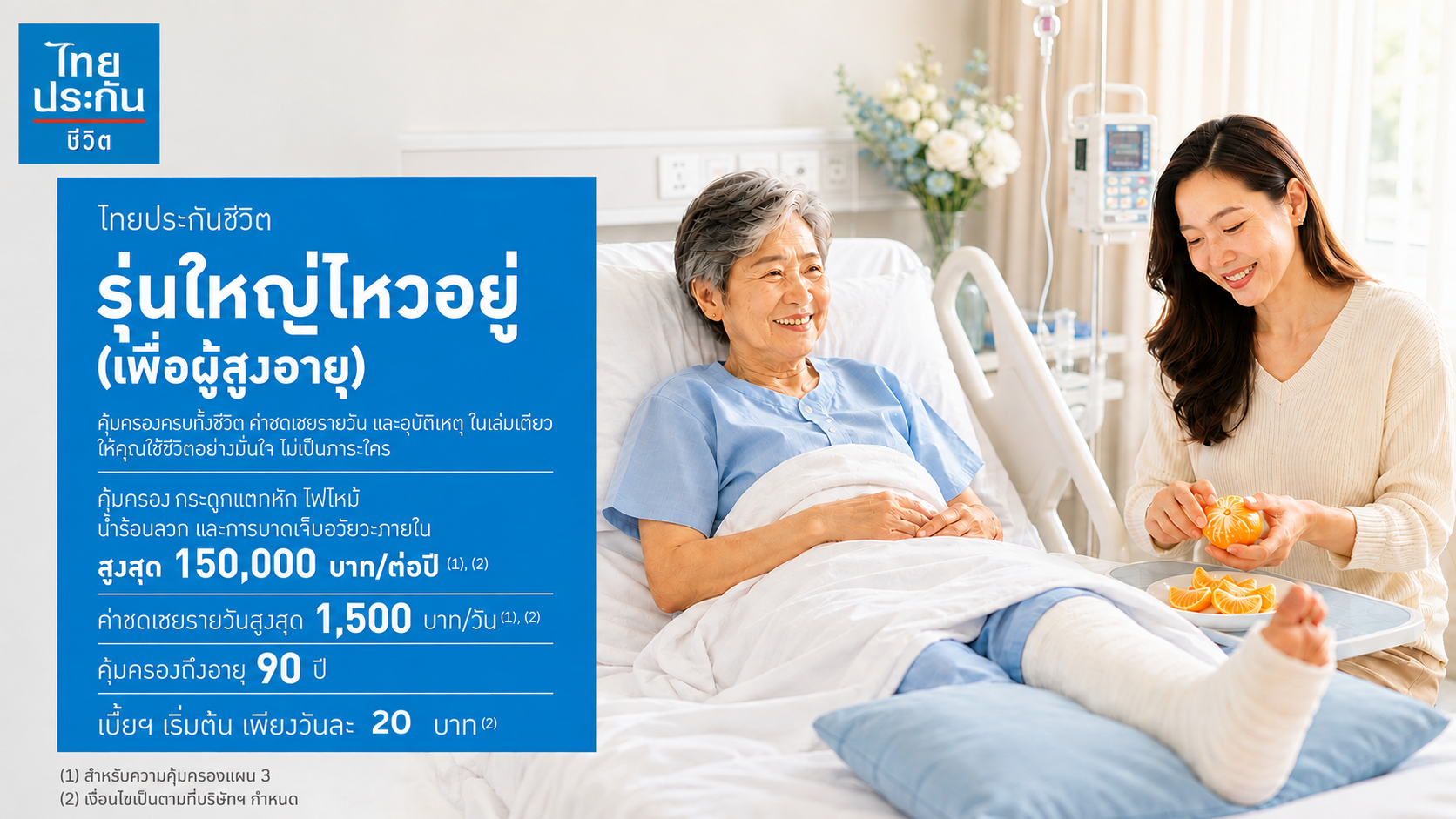 ประกันรุ่นใหญ่ไหวอยู่ (เพื่อผู้สูงอายุ)